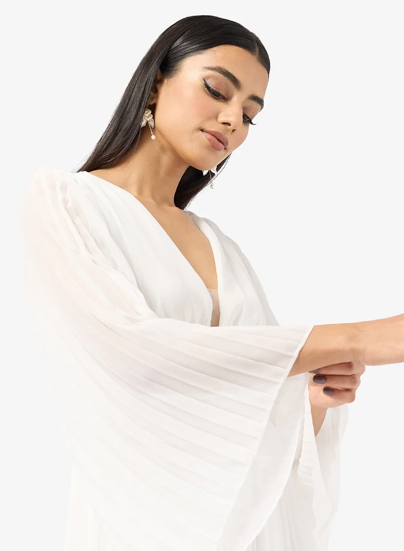 Khizana  Pleated A-Line Dress for Women | Best Price UAE